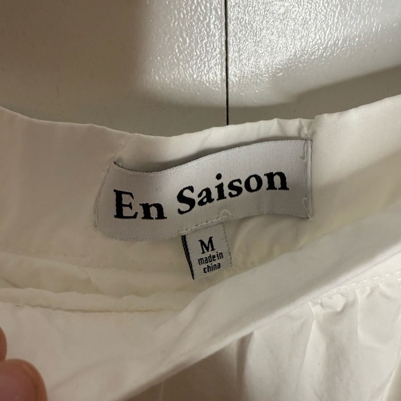 En Saison - Anthropologie - Juliet Top and Skirt Set in white Oyster - S/M - Picture 9 of 16